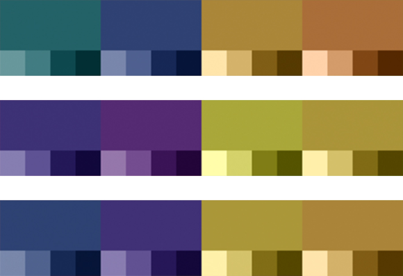 Hr Grafik Farben Blau