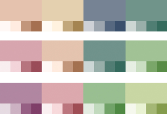 Hr Grafik Farben Rosa