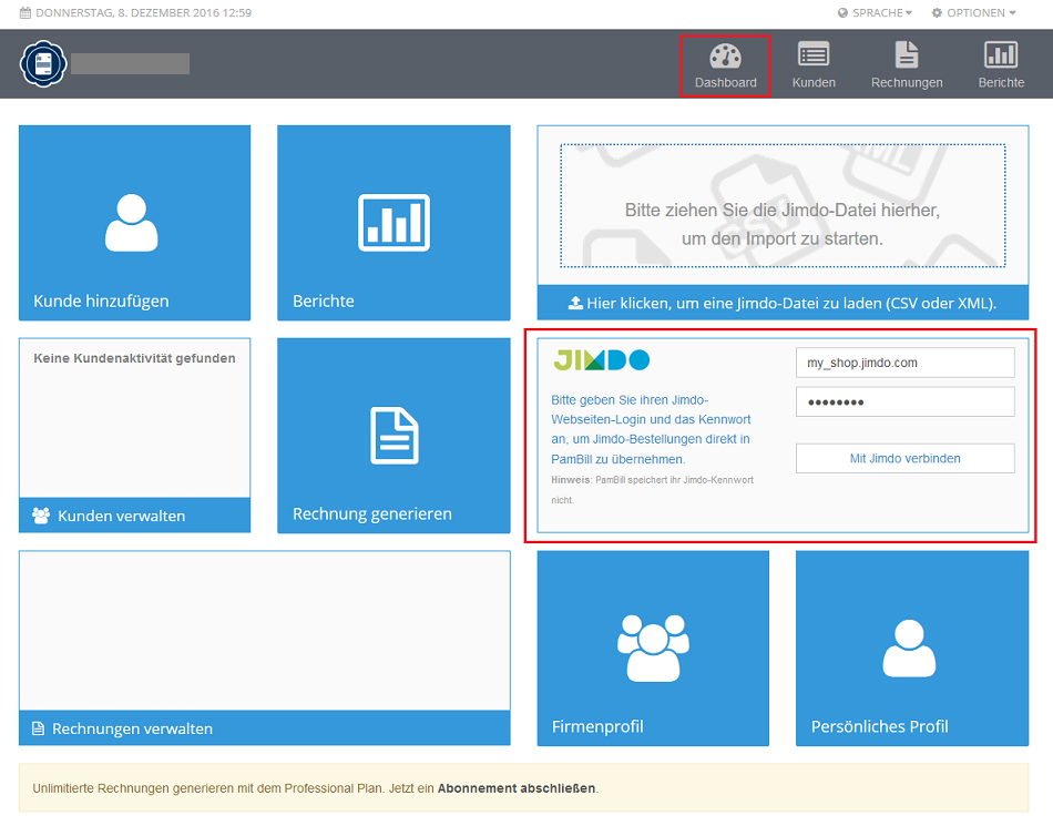 Id 605 Pam Bill Dashboard Gross