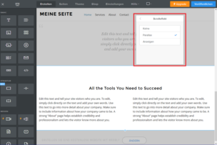 Id 428 Weebly Parallax Effekt Einstellen Gross