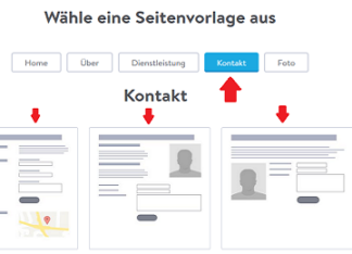 Id 598 Jimdo Kontaktvorlage Auswaehlen