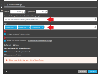 Id 610 Jimdo Shop Zusätzliche Option Klein 2