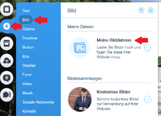 Id 729 Screenshot Wix Bild Einbinden