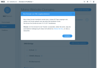 Id 749 Wix Hinweis Domain Transferieren Gross