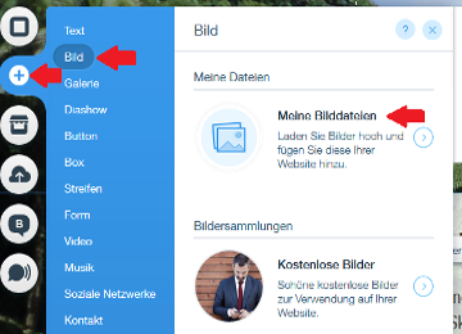 Id 729 Screenshot Wix Bild Einbinden