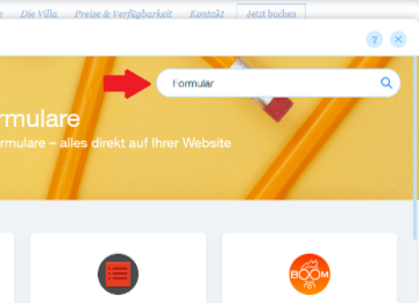 Id 732 Screenshot Wix App Formular Waehlen