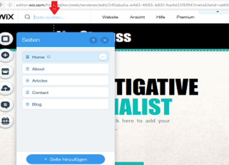 Id 751 Grafik Wix Neue Seite
