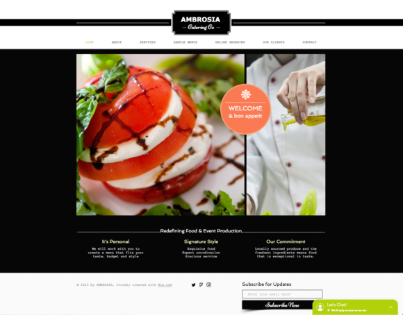 Beispielseite Gastronomie 2