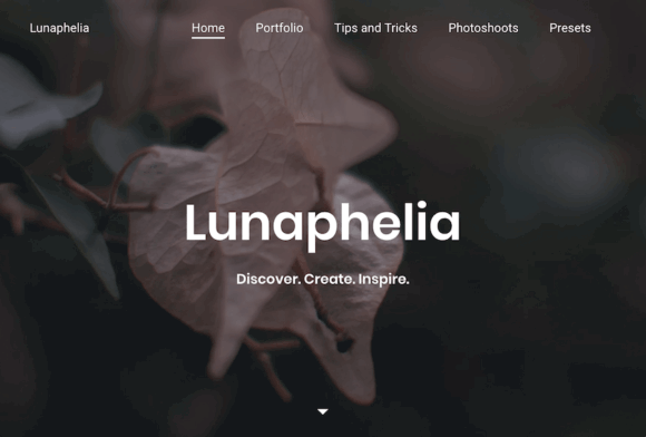 Homepage Lunaphelia Jimdo 2