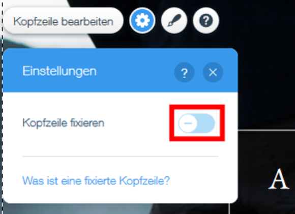 Id 721 06 Kopfzeile Fixieren