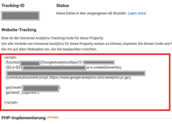 Id 723 Tracking Code Google