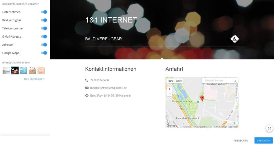 11 Online Visitenkarte Ger