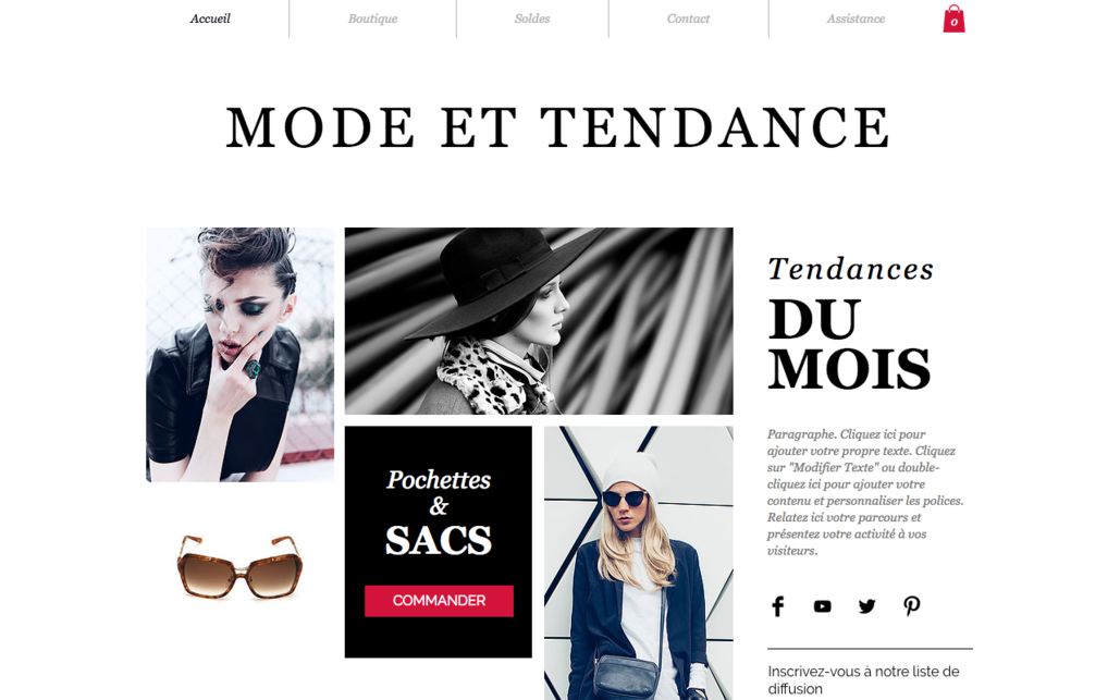 Mode et tendance