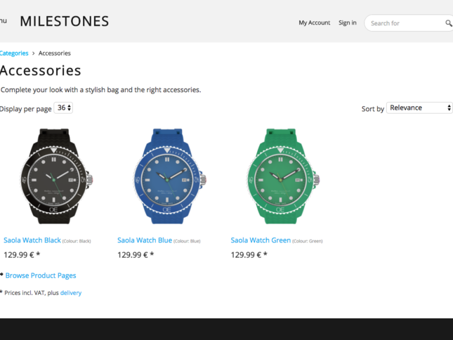 Milestones Milestones