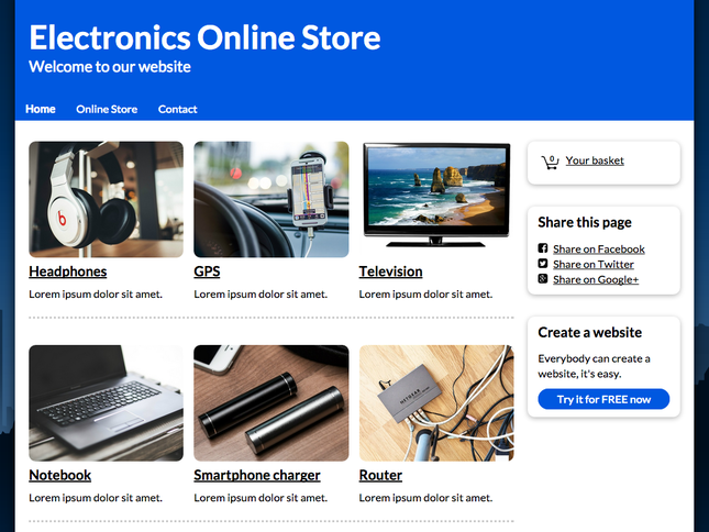 Electronics Online Store Electronics Online Store