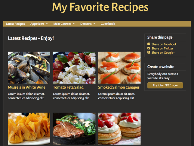My Favorite Recipes My Favorite Recipes