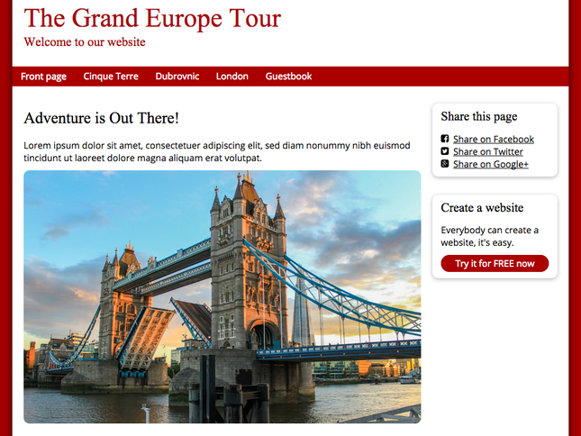 The Grand Europe Tour The Grand Europe Tour