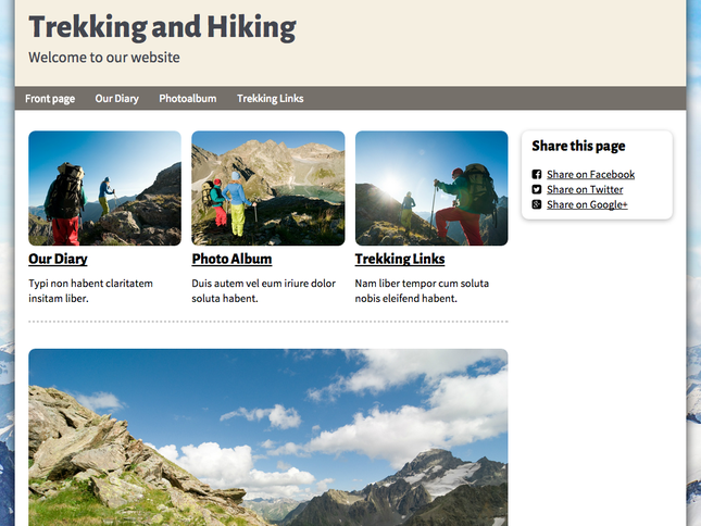 Trekking and Hiking Trekking and Hiking