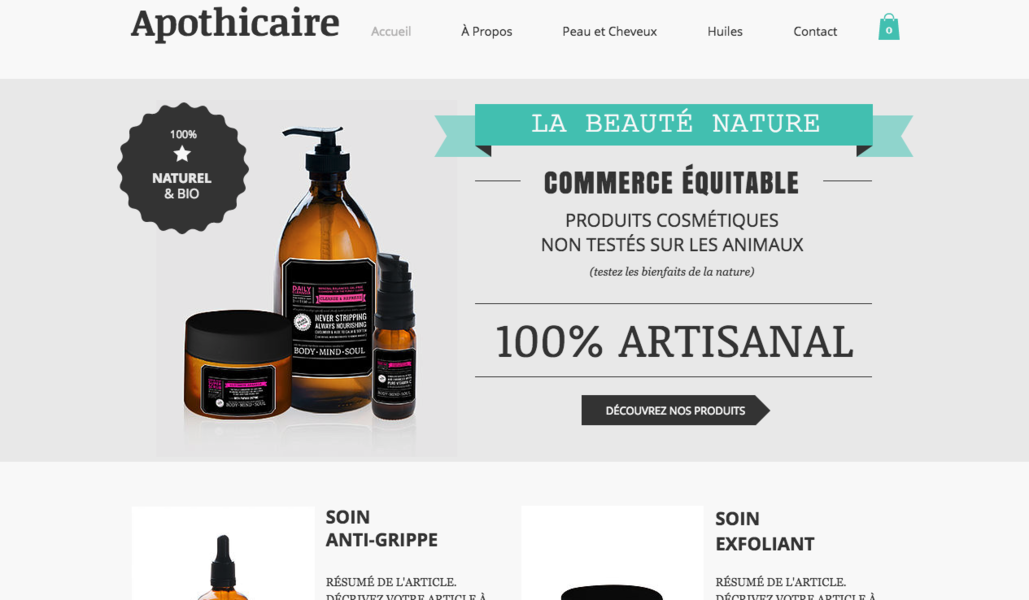 Boutique en ligne 